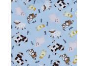 Trend Lab Kids Baby Crib Sheet Baby Barnyard