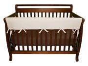 Trend Lab 109082 Baby Cribwrap Wide Rail Cover Long Natural Fleece