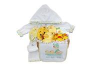 Babygiftidea Newborn Keepsake Dailycare Essential Storage Baby Duck Gift Basket