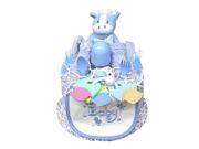 Babygiftidea Decorative Newborn Baby Shower Gift 1 Tier Boy s Diaper Cake