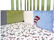 Trend Lab Kids Nursery Decorative Dr. Seuss Cat In The Hat Crib Bumpers