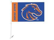 BSI PRODUCTS 97180 Car Flag with Wall Brackett Boise State Broncos