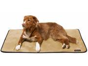 Big Shrimpy Pet Dog Landing Pad Kennel Crate Mat Small Coffee Suede