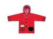 Kidorable Kids Children Outwear Ladybug PU Rain Coats Size 2T