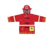 Kidorable Kids Children Outwear Red Fireman PU Coats Size 6 6X