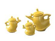 Howard Elliott Home Decorative Canary Whimsical Tea Pots