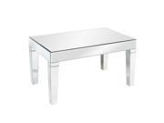 Howard Elliott Home Decorative Leo Mirrored Coffee Table