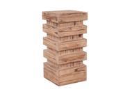 Howard Elliott Home Decorative Stepped Natural Wood Pedestal Medium