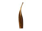 Howard Elliott Home Decorative Modern Striped Gold Lacquered Contemporary Tall Vase