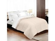 Veratex Home Indoor Bedroom Supreme Stn 300Tc Down Alternative Comforter Full Ivory
