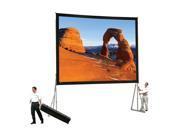 Da Lite Ultra Wide Angle Rear Projection Fast Fold Deluxe Screen System 10 x 13 Area 9 x 12