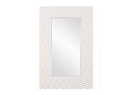 Howard Elliott Home Accent Decorative Canfield White Mirror