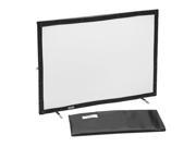 Da Lite Office Dual Vision Complete with Vinyl Case Fast Fold Mini Fold Table top screen 21 x30