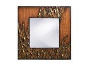 Howard Elliott Home Decorative Hanging Wall Mounted Cameron Copper Mirror