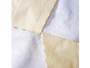 Veratex Home Decorative Bedding Collection Camden Lace Micro Denier Sheet Set D.King Ivory