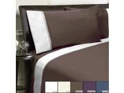 Veratex Home Decorative Bedding Collection Duet 800Tc Pillowcase Pair Standard Espresso