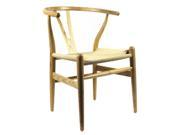 Fine Mod Imports Home Indoor Decorative Woodstring Dining Chair Natural