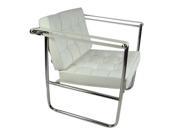 Fine Mod Imports Home Indoor Decorative Celona Chair White