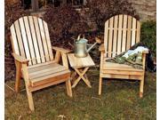 Creekvine Designs Home Garden Cedar Fanback Patio Chair