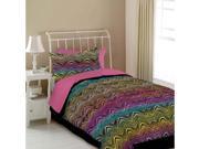 Veratex Home Bedroom Decorative Designer Rainbow Zebra Comforter Set Full Rainbow