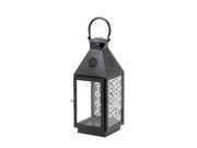 Koehler Home Indoor Outdoor Décorative Hanging Black Candle Lantern
