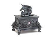 Koehler Home Decorative Black Dragon Treasure Box