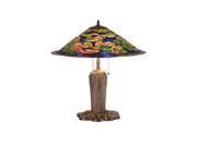 Meyda Home Lighting Window 25 H Tiffany Pond Lily Table Lamp 32300