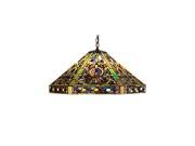 Meyda Home Lighting Window 25 W Tiffany Elizabethan Pendant 31118