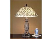 Meyda Home Lighting Window 24 H Diamond Jewel Table Lamp 37781