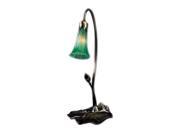 Meyda Home Indoor Decorative 16 H Green Pond Lily Accent Lamp