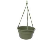 Bloem 10in Dura Cotta Hanging Basket Living Green DCHB10 42