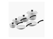Berndes Home Kitchen SignoCast Pearl 10 pcs Cast Aluminum Ceramic Coated Cookware Set