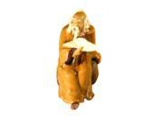 Bonsaiboy Miniature Figurine Man Holding a Fan Sitting on a Rock Brown Fine Detail
