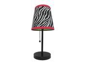 Limelights Zebra Fun Prints Table Lamp