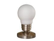 Simple Designs Edison Style Minimalist Idea Bulb Mini Touch Lamp
