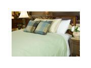 Bedvoyage Home Bedroom Decorative Duvet Cover Twin White Sage [Reversible]