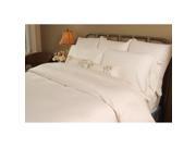 Bedvoyage Home Bedroom Decorative Duvet Cover Queen White White [Reversible]
