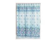 Carnation Home Fashions Oceanic Fabric Shower Curtain