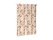 Carnation Home Fashions Living Room Decorative EZ ON Circles Polyester Shower Curtain