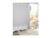 Carnation Home Fashions Living Room Decorative EZ ON PEVA Shower Curtain in Frosty Clear