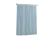 Carnation Home Fashions Standard Sized Polyester Fabric Shower Curtain Liner in Light Blue
