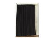 Carnation Home Fashions Standard Sized Polyester Fabric Shower Curtain Liner in Black