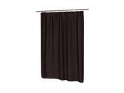 Carnation Home Fashions Living Room Decorative Waffle Weave Polyester Curtain in Black