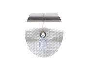 Carnation Home Fashions Indoor Prism Resin Shower Curtain Hooks in Slate
