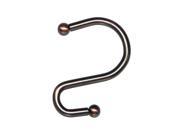 American Crafts S Shower Curtain Hooks in Oil Rubbed Bronze