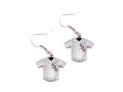 MLB Chicago White Sox Glitter Jersey Dangle Earrings