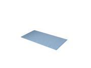 Small 13 x 20 Slip Resistant Rubber Bath Tub Mat in Slate