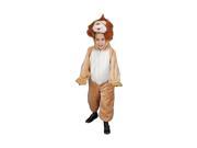 Dress Up America Halloween Party Kids Plush Roaring Lion Costume Size Small 4 6