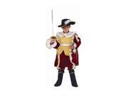Dress Up America Halloween Party Red Noble Knight Large