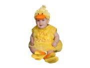 Dress Up America Halloween Party Baby Plush Duckling Costume Size 0 6 Months